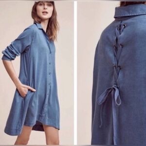 Anthropologie CLOTH & STONE Lace Back Dress Size S